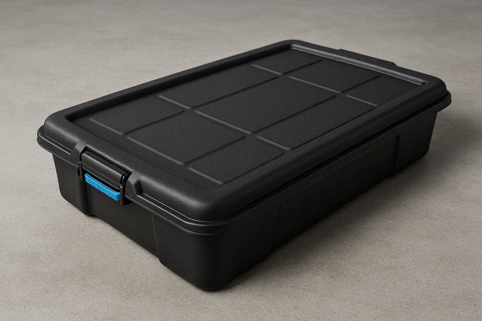 Waterproof Under Bed Storage Bin with Lid for Damp Basement or Garage