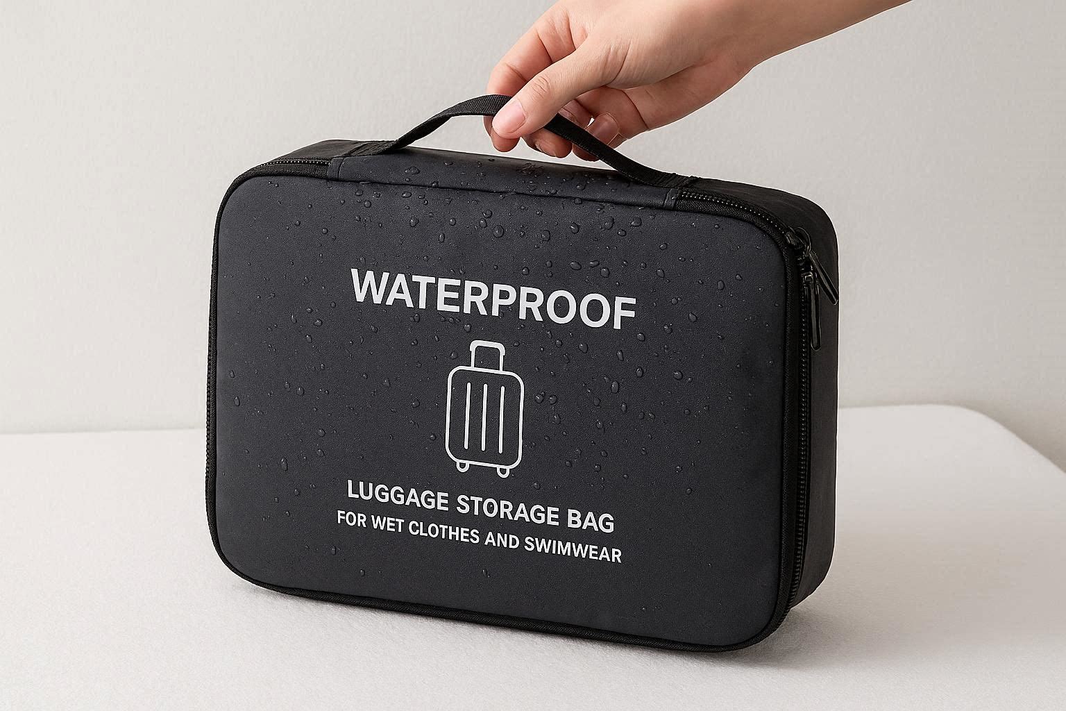Waterproof Luggage Storage Bag for Wet Clothes and Swimwear Travel